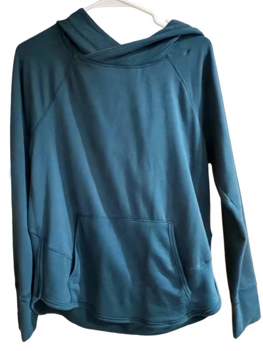 Yogalicious Teal Cowl Neck Hoodie